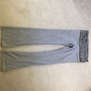 VS Pink grey fold-over yoga pant